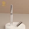 Tubo de Batom Fino Prateado Galvanizado 2g Cera Labial Boca de Batom Tubo Vazio Blush Sólido Iluminador Corretivo Sentido Premium Material de Embalagem pp