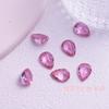 Taladro de uñas de alta gama k9 taladro de circonio LZ uña cobre uña joyería soporte para anillos accesorios tridimensional Super Flash gota de agua diamante de color
