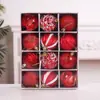 Spot Comercio Exterior Transfronterizo Celebración Navideña Evento Vestir Accesorios Caja de Regalo Decoración de Árbol de Navidad Colgante Bola