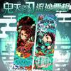 Demon Slayer: Kimetsu No Yaiba Bilhete de Areia Movediça Nezuko Borboleta Ninja Areia Fina Glitter Óleo Infundido Tijolo Guka Ventilador DIY Arte