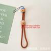 Nuevo Lanyard para Teléfono Móvil de Flor de Dibujos Animados Anti-Pérdida Creativo para Muñeca Cuerda de Nylon Llave Colgante Hebilla Cadena Corta para Mano