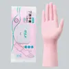 Guantes de Nitrilo Tareas Domésticas Limpieza Desechables Extendido Lavado de Platos Látex Nitrilo Cómodo Hogar Cocina Impermeable