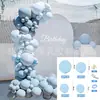 Kit de guirlanda de balões marrons pacote de balões para exportação decoração de festa de aniversário layout de casamento construção de cena