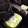 Cojín para Asiento de Coche Verano Seda de Hielo Malla de Dibujos Animados Transpirable Cómodo Antideslizante Cojín de Asiento Decoración Interior de Coche Cojín de Hielo