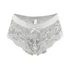 Ropa interior sexy de encaje de venta caliente en Amazon transfronterizo europeo y americano, de cintura media, elástica, cómoda, transpirable