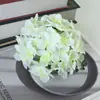 Cabezas de flores de hortensia artificiales hechas de tela no tejida, adecuadas para decoraciones de césped de bodas, arreglos florales y escaparates de tiendas