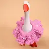 Chapéu de Tricô Mini Cruz de Trevo de Patrick Europeu e Americano Transfronteiriço Conjunto de Chapéu de Ganso para Desktop Cabeça de Gansinho