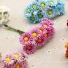 Flores Artificiales de Comercio Exterior, Margaritas Pequeñas, Girasoles, Crisantemos Pequeños de Tela, Accesorios DIY, Flores Decorativas de Seda al por Mayor