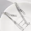 Pendientes de Borlas con Hojas de Dos Piezas, Pendientes Largos, Espigas de Trigo, Lujo Ligero, Modernos, Adelgazantes del Rostro, Pendientes Únicos y Personalizados