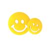 Botões Coloridos de Carinha Sorridente de Desenho Animado, Redondos de Plástico com Dois Olhos, Acessórios Feitos à Mão para DIY, Atacado em Estoque, Acessórios para Roupas