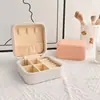 Caja de Joyería de Malla Lujosa Ligera para Viaje, Caja de Almacenamiento para Maquillaje, Anillos, Pendientes, Juguetes