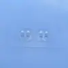 Gancho de hebilla de pegatina de pared sin costuras, accesorios de hebilla de garra, estante de acero inoxidable, pegatina, hebilla transparente cepillada, pegamento