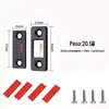 Amazon porta de armário ultrafina sucção magnética sem furos gaveta armário trava magnética de porta fechador de porta de armário batente de porta de armário