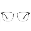 Elegante Montura de Gafas Cuadrada de Titanio Puro para Hombre Gafas 6140 Danyang Montura de Cejas para Miopía Montura de Gafas Montura de Titanio Alto Sentido de Inteligencia