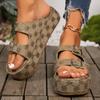 Comercio Exterior talla grande Pantuflas Gruesas Caqui Rosa Claro Sandalias de Mujer Pantuflas de Mujer