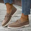 Zapatos de Frijol Transfronterizos Europeos y Americanos Mocasines Europeos de Un Paso Comercio Exterior 2026 Nuevo Estilo Ropa Exterior Venta al por Mayor Transfronteriza Tallas Grandes