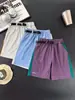 1137 Shorts de Trabajo para Niños Verano Nuevo Estilo Holgado Casual Versátil Estilo de Moda Cintura Elástica para Niños y Niñas