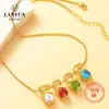 Collar Azul Nube Estilo Europeo y Americano con Forma de Corazón Incrustado de Diamantes para Niños y Niñas, Collar con Colgante de Piedra de Nacimiento de Diciembre, Acción de Gracias Día de la Madre