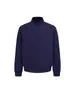 Sudadera de punto pesado con cuello alto y media cremallera CsmyGzx Zerotox con hombrera deconstruida, antiarrugas, para hombre, Primavera
