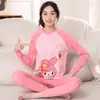 Conjunto de Ropa de Otoño para Adolescentes, Conjunto de Ropa Interior Térmica 100% Algodón para Niños, Pijama Infantil, Camiseta de Algodón para Niñas Estudiantes