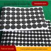Baixo preço 15 * 2MM redondo auto-adesivo eva pé pad preto alta esponja elástica almofada de um-face forte dupla face pasta adesiva