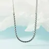 Collar de cadena simple y versátil para mujer, cadena fina, chapado en oro, individualista, para llevar en capas, diseño de nicho, cadena de hueso de serpiente, gargantilla con temperamento