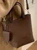 Bolsa de Ombro Feminina Casual de Nicho 2025 Nova Moda Tendência Bolsa Saco Simples Transversal Bolsa de Mão Bolsa Mãe-Filha Tendência