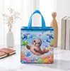 Direto do fabricante: Bolsa Tote Divertida Mundo Subaquático Fofo para Crianças, Presente de Aniversário para Crianças, Bolsa de Presente para Bebês da Educação Infantil