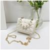 Nova bolsa infantil estilo coreano, bolsa de moedas para meninas, cor sólida, casual, texturas de PU, pequena bolsa quadrada