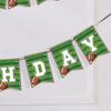 Decoración para Fiesta de Cumpleaños con Tema de Rugby Cumpleaños de Niños Banner de Flores al por Mayor Diseño Original