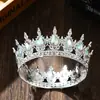 Coroa Elegante de Cristal em Liga de Ouro para Mulheres Festa de Aniversário da Rainha Acessórios de Casamento Headpiece de Strass AB para Noivas Formaturas e Eventos Especiais