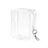 Bolsa de Almacenamiento Transparente Portátil para Planificador, Estuche Sencillo Estilo Ins a Prueba de Polvo Visible para Almacenamiento de Planificador, Bolsa Impermeable de PVC para Papelería