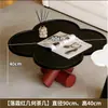 Design de mesa de centro geométrica minimalista, artístico e criativo, para salas de estar pequenas, uso doméstico, luxo leve, mesa de chá minimalista italiana de alta qualidade