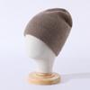 Nuevo Sombrero de Cachemira Pura para Otoño e Invierno para Niñas Gorro de Lana Tejido Dulce y Lindo Cálido para el Frío a la Moda