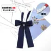 Pajarita JK para Mujer Uniforme Japonés Corbata Pequeña Camisa de Uniforme Escolar Traje de Marineros Sin Golpes Cuello de Camisa Cinta de Lazo Estilo Universitario Flor