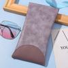 Estuche para Gafas de PU con Patrón de Lichi Bolsa Portátil Deslizante para Guardar Gafas de Sol Listo para Stock Transfronterizo con Logo