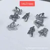 Plata Vieja de Shanxi Cadena de Hebilla de Plata Sanchi Hebilla OT Accesorios Adornos de Juego Cultural DIY Accesorios