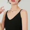 2026 Verano Nuevo Estilo Camisola de Mujer Tejido Holgado Cachemir Camisa Base Sin Mangas Ropa Exterior Top de Tirantes de Moda