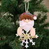 Nuevo Pin de Navidad Pequeño Colgante de Tela Muñeco Colgante para Árbol de Navidad Suministros de Decoración Navideña