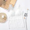 Sutiã de renda com bojo versátil base sem aro sustentação no peito para usar por cima sexy push up Lingerie de celebridade da internet