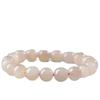 Pulsera de almidón de raíz de loto de jade Qihan para pareja, cuentas redondas, semillas de hielo, cuentas antiguas rosas transparentes, pulsera de jade, suministro en vivo