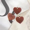 Colgante de aleación con letra inglesa pintada de colores, doble cara, accesorio para llavero, charm de pulsera, etiqueta