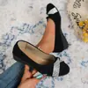 Zapatos de Moda para Mujer 2025 Nuevos de Talla Grande con Puntera Redonda y Suela Plana, Zapatos Casuales sin Cordones para Mamás