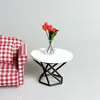 1:12 Muebles para Casa de Muñecas Adornos Mesa de Café Miniatura Mesa Auxiliar Accesorios para Escena en Miniatura