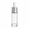 Botellas de 5 ml y 10 ml con tapa de rosca, Botellas Reutilizables, Botellas Cosméticas de Aceite Esencial de Árbol de Té, Botellas de Vidrio al por Mayor
