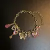 Pulsera de Violín con Mariposa Vintage
