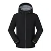 Chaqueta de trabajo ligera personalizada con capucha, chaqueta cortavientos e impermeable integrada para exteriores y montañismo para hombres y mujeres, con logo estampado