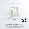 Soporte de Hierro para Comedero de Mascotas, Soporte de Hierro en Forma de Cruz, Soporte Integrado para Comedero de Mascotas, Soporte de Hierro Elevado que Protege el Cuello, Soporte Anti-Derrames para Comedero de Perros y Gatos