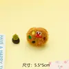 Desenhos animados urso de pelúcia boneca broche roupas boneca roupas sapatos e meias pequeno animal cocar acessórios acessórios