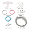 Paquete de Materiales para Cadena de Teléfono Móvil para Principiantes Cuentas de Posicionamiento Hebilla de Doble Círculo Cuentas Sueltas Pulsera Collar de Joyería Hecho a Mano DIY